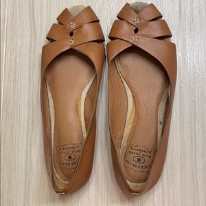 Lucky Brand Blue Jeans of America flats 6.5
